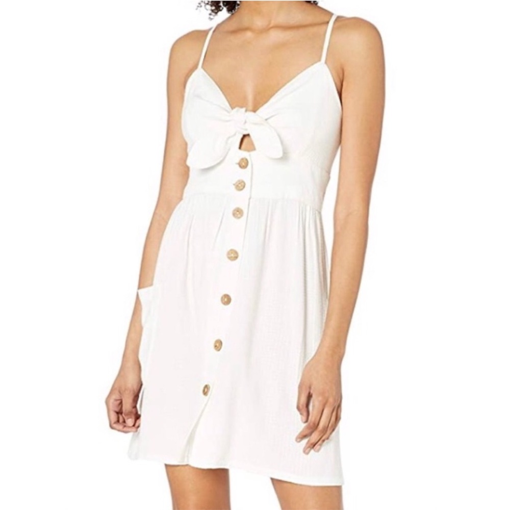 NWT Roxy Under the Cali Sun Front Tie Dress